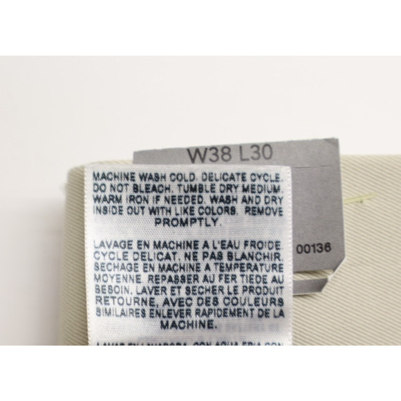 Dockers Men’s Signature Khaki Slim Fit Flex Flat Front Tan Khaki Sz 38X29 NEW - Picture 10 of 13